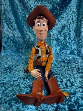 Disney Pixar Toy Story Woody Working Pull String Figure with Hat
